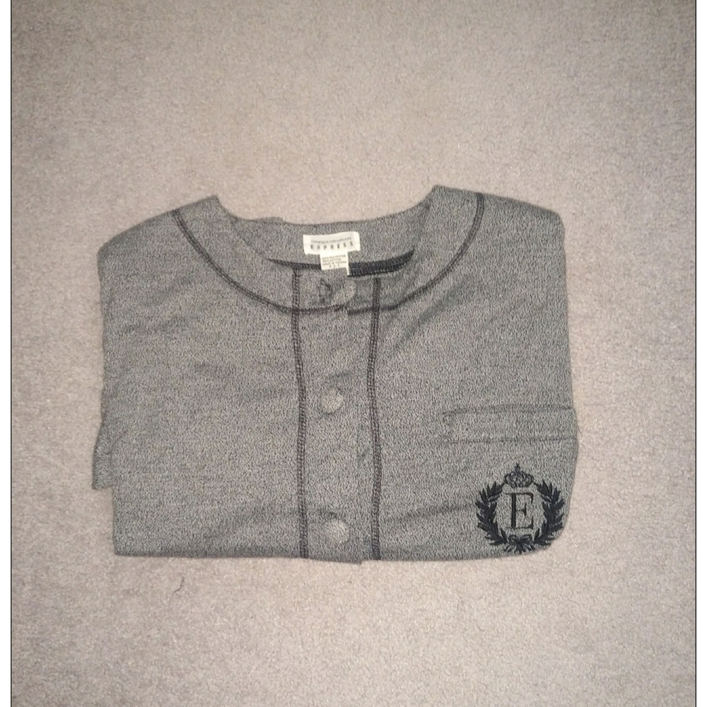 Vintage Express Button down top sz-L - Picture 2 of 5